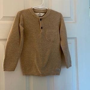 H&M boys waffle knit sweater